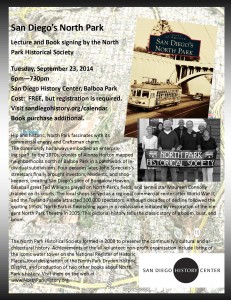 North Park Booksigning and Lecture