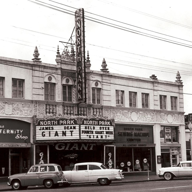 North Park Theatre 1950s
