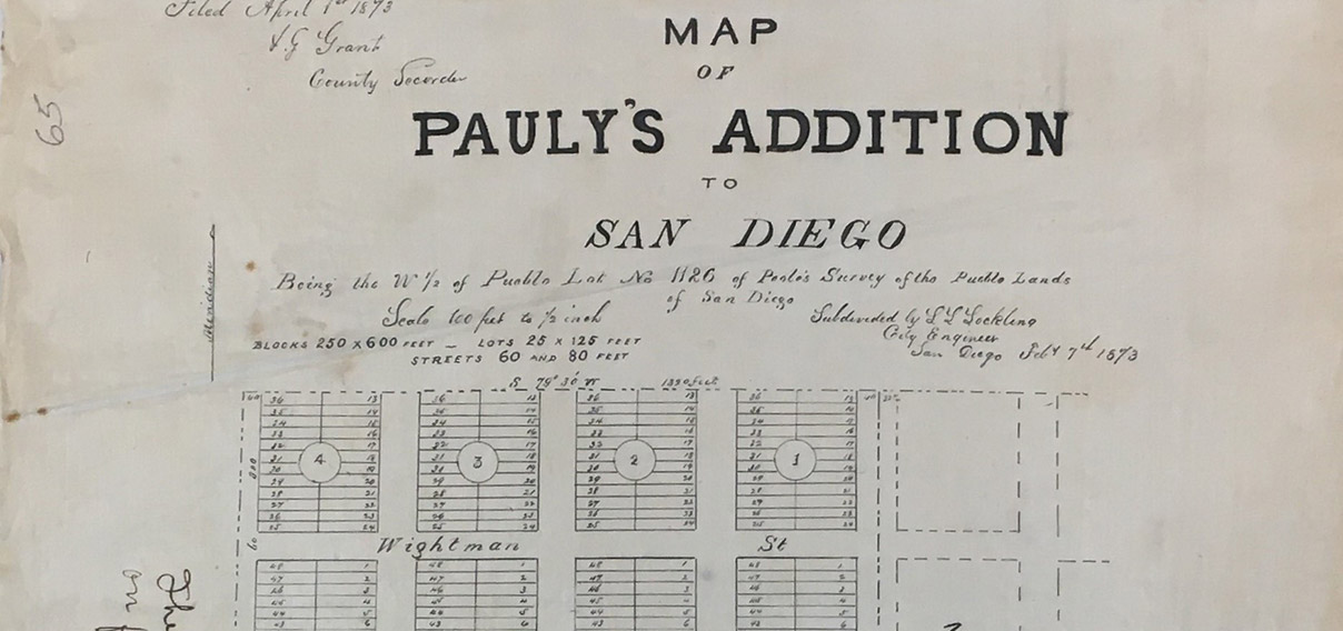History Maps Paulys Addition 1873