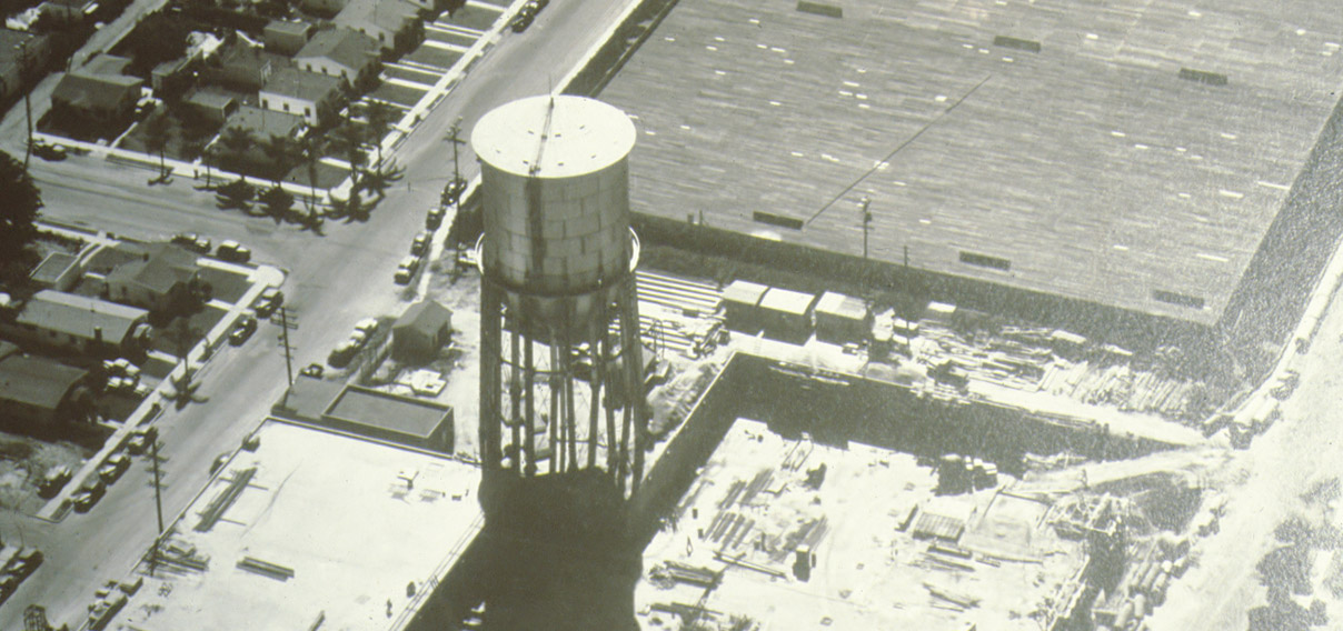 North Park Water Tower 1950s